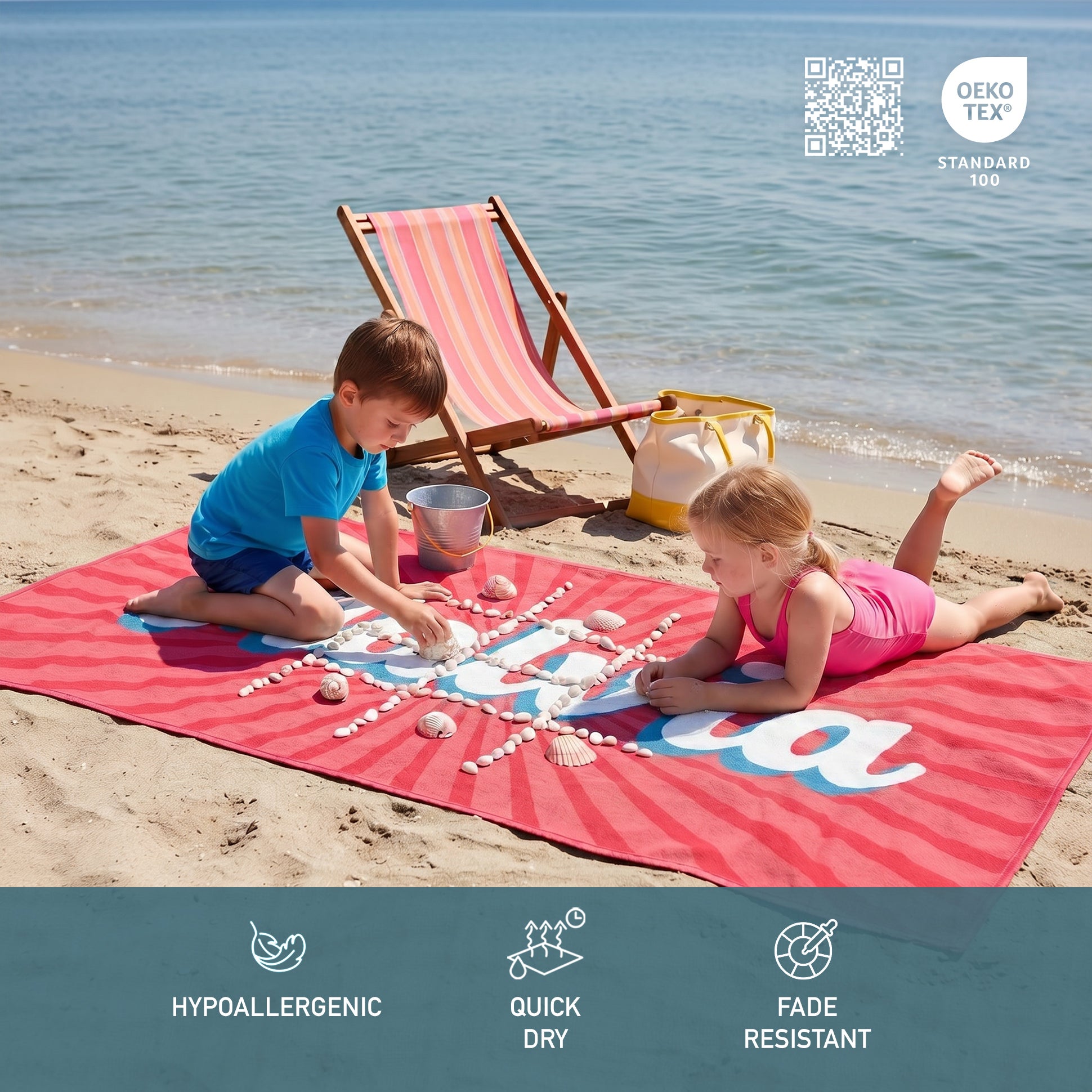 Personalized “Retro” Kids Towel