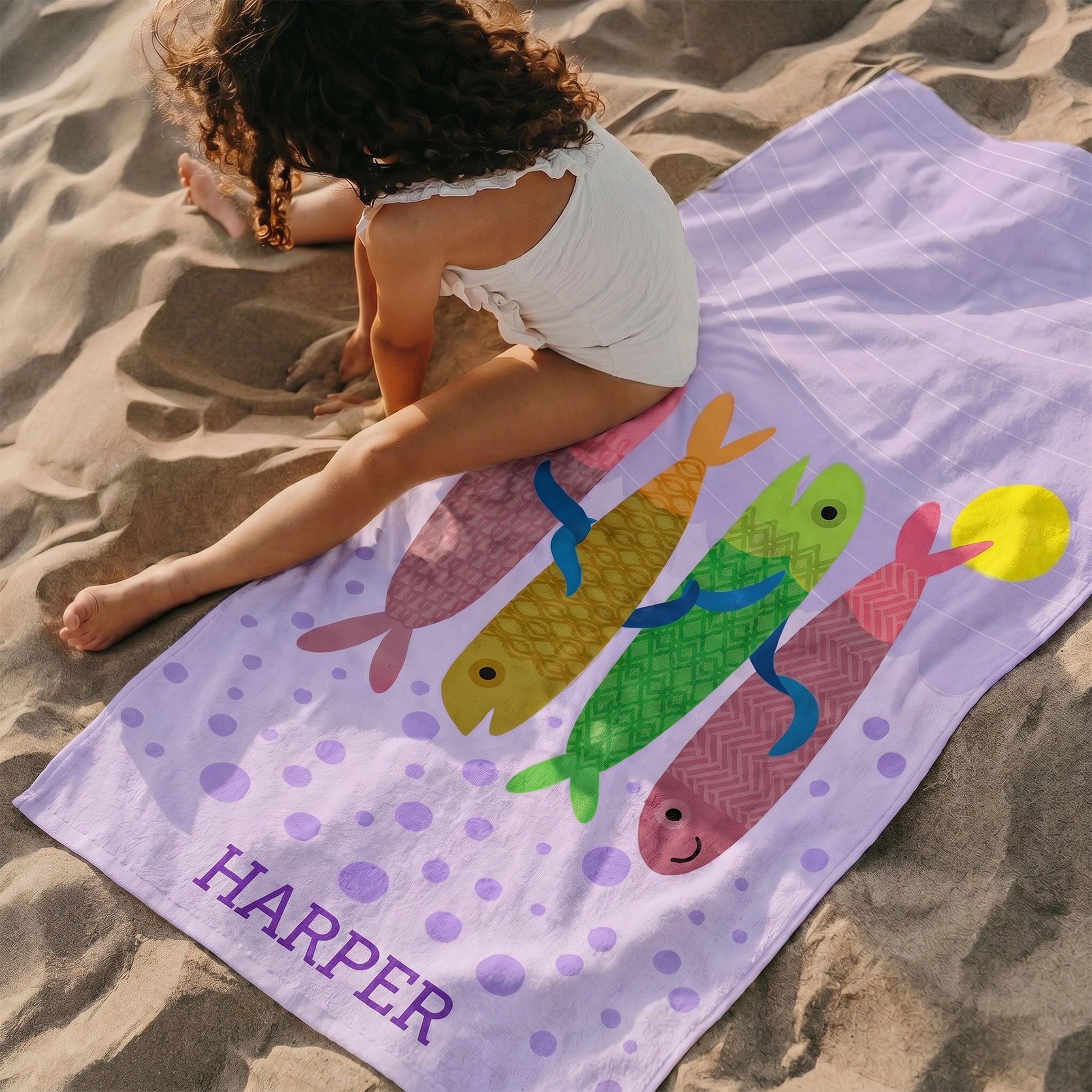 Personalized “Sea Joy” Series Beach Towel – Bonibomlab Special Collection