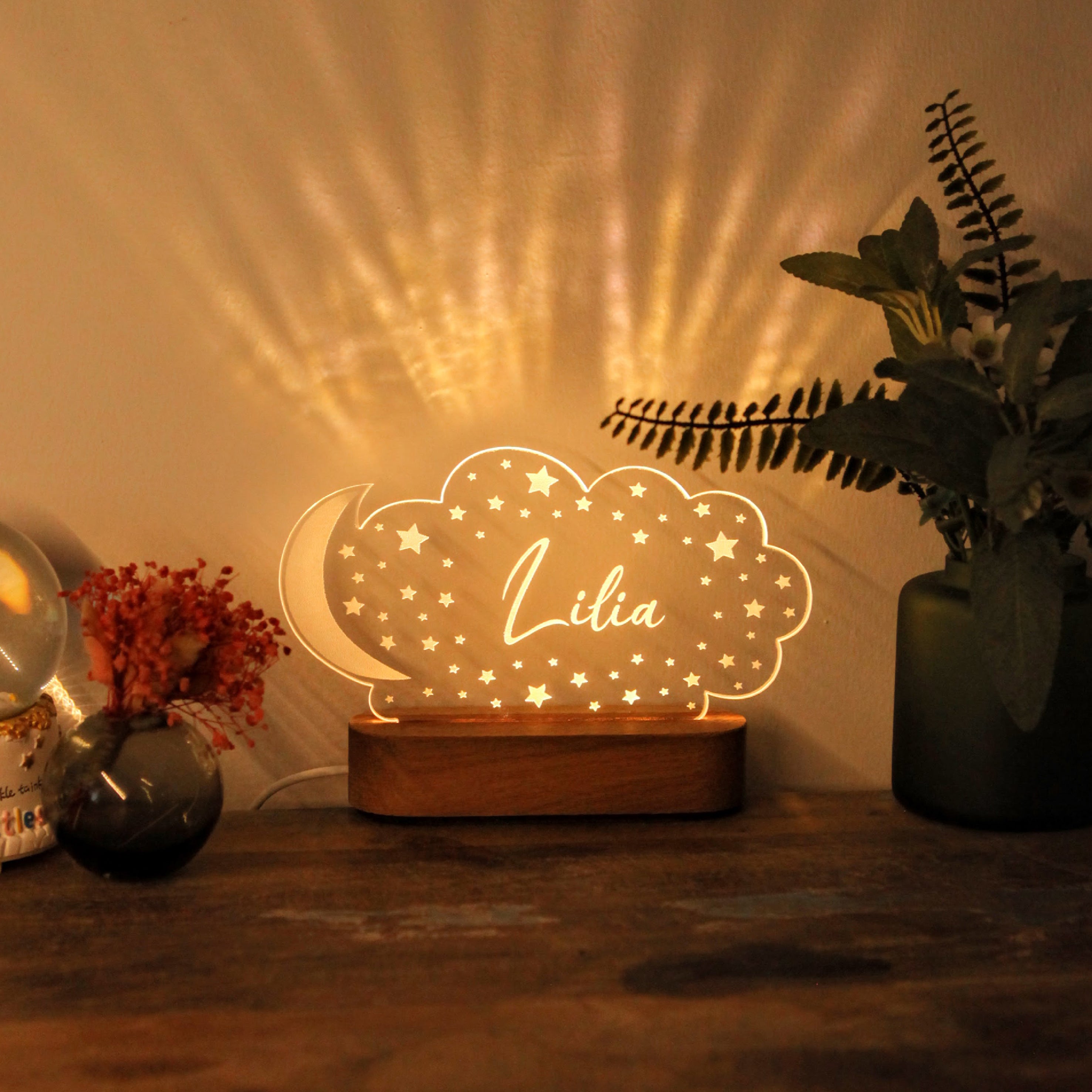 MOON AND STARS NIGHT LIGHT