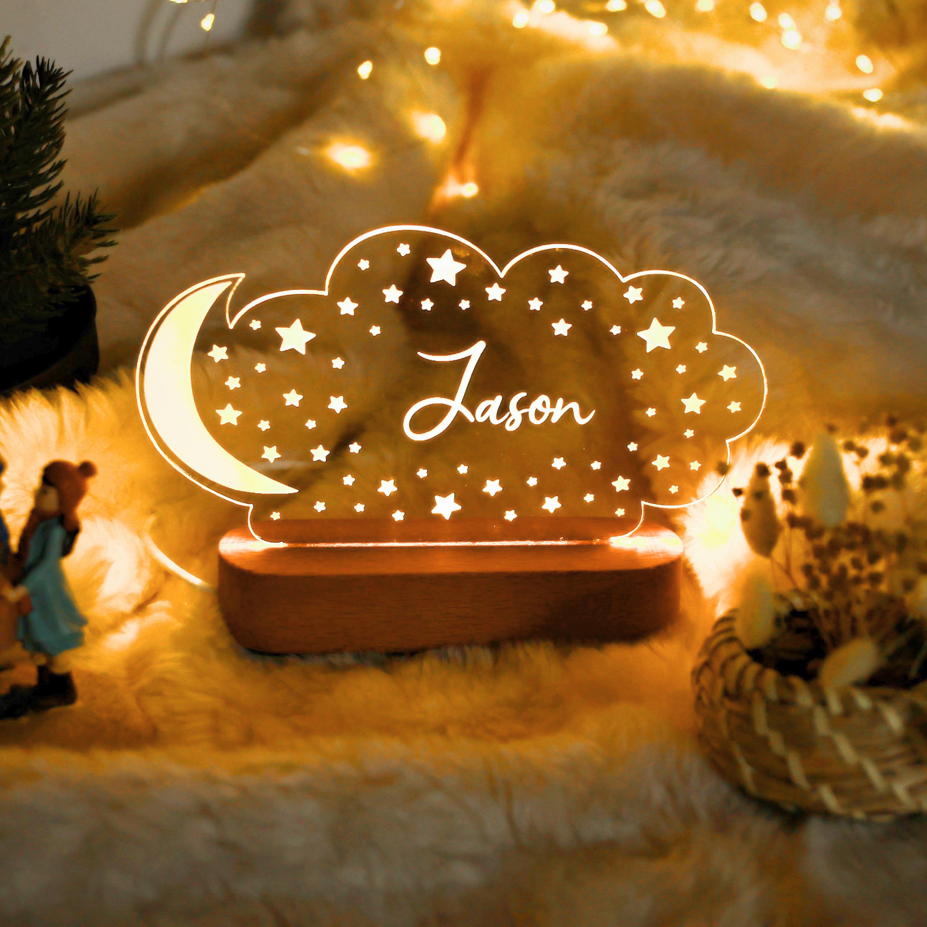 MOON AND STARS NIGHT LIGHT