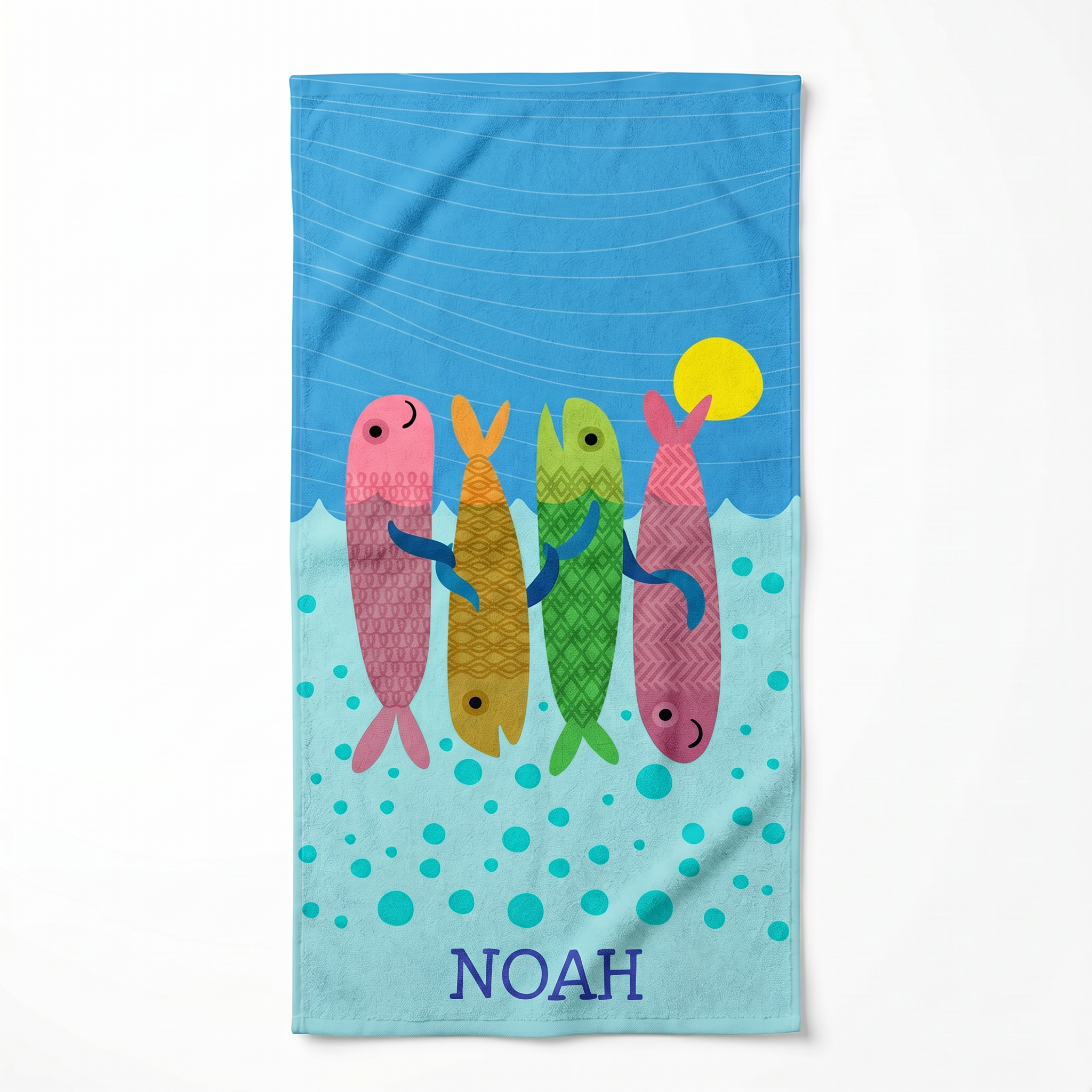 Personalized “Sea Joy” Series Beach Towel – Bonibomlab Special Collection