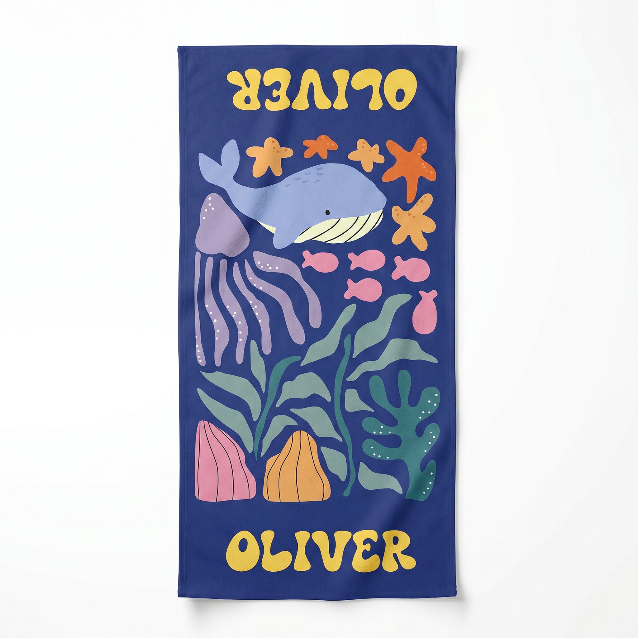 Personalized "Ocean Friends" Kids Towel
