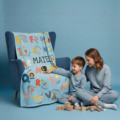 BonibomLab Alphabet Blanket