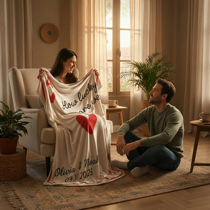 BonibomLab Love Card Blanket