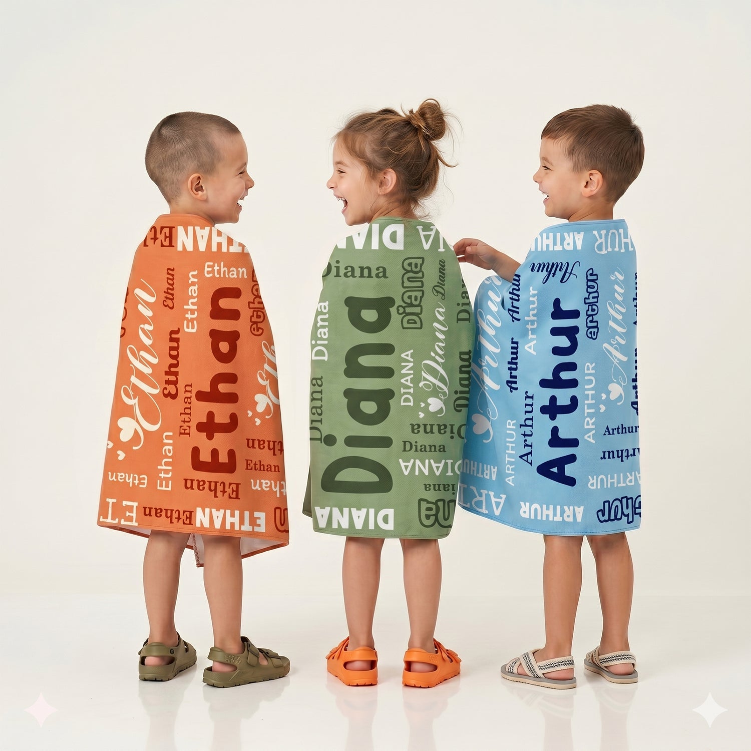 Personalized “Name Celebration” Series Beach Towel-Bonibomlab Special Collection