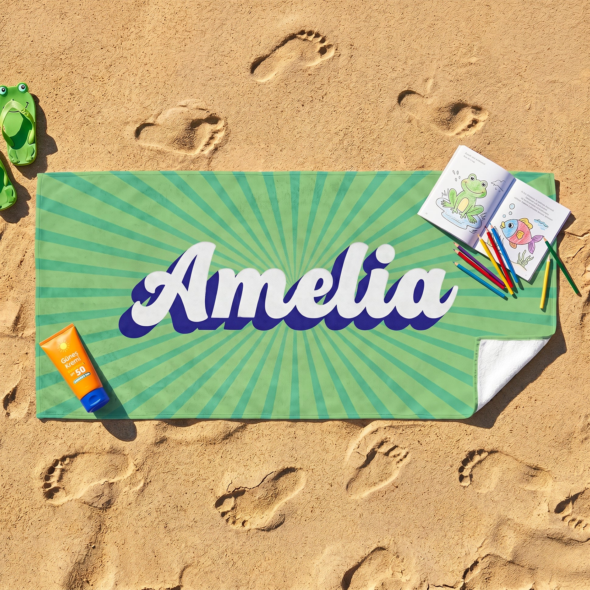 Personalized “Retro” Kids Towel