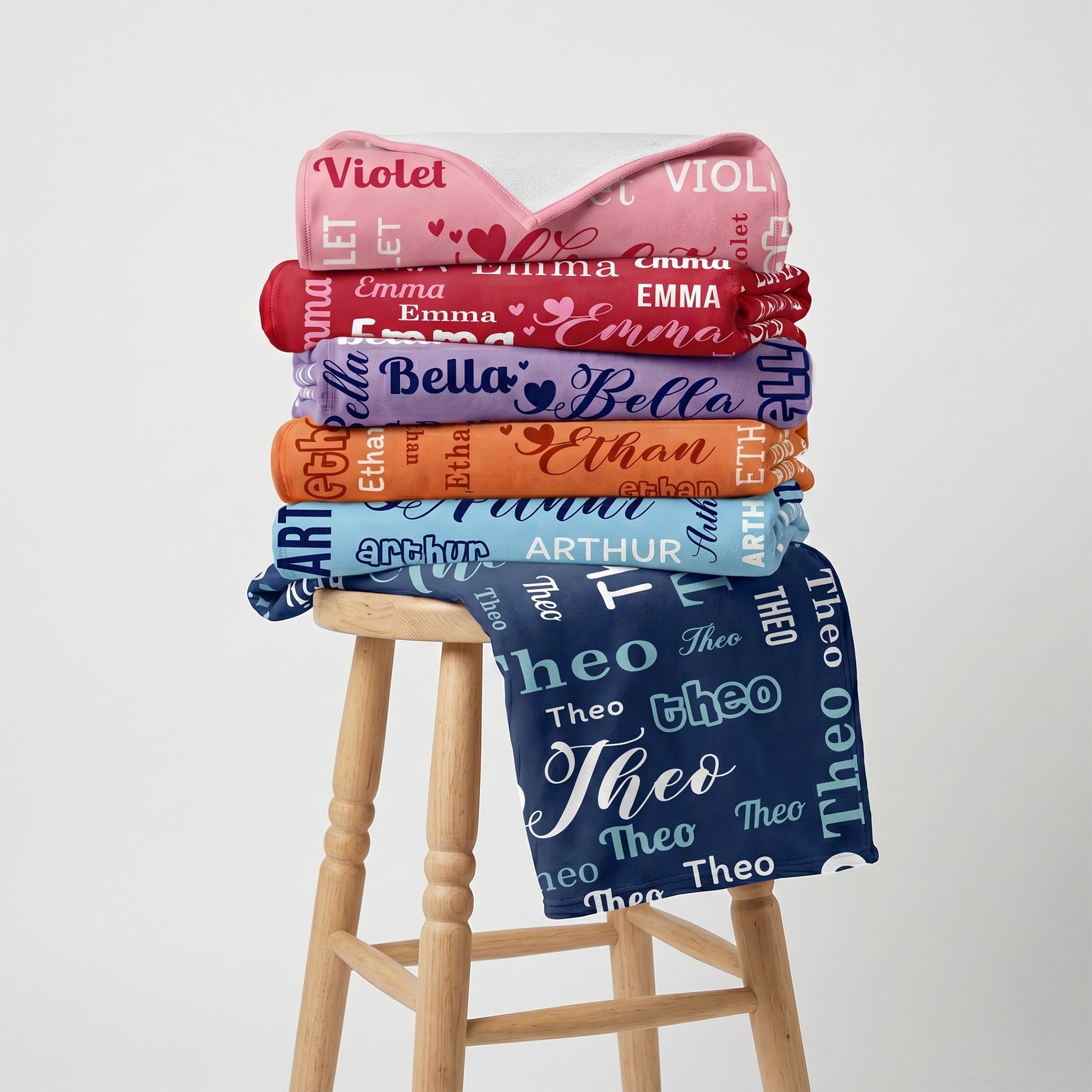 Personalized “Name Celebration” Series Beach Towel-Bonibomlab Special Collection