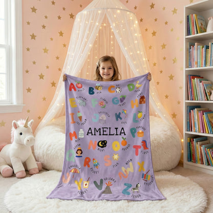 BonibomLab Alphabet Blanket