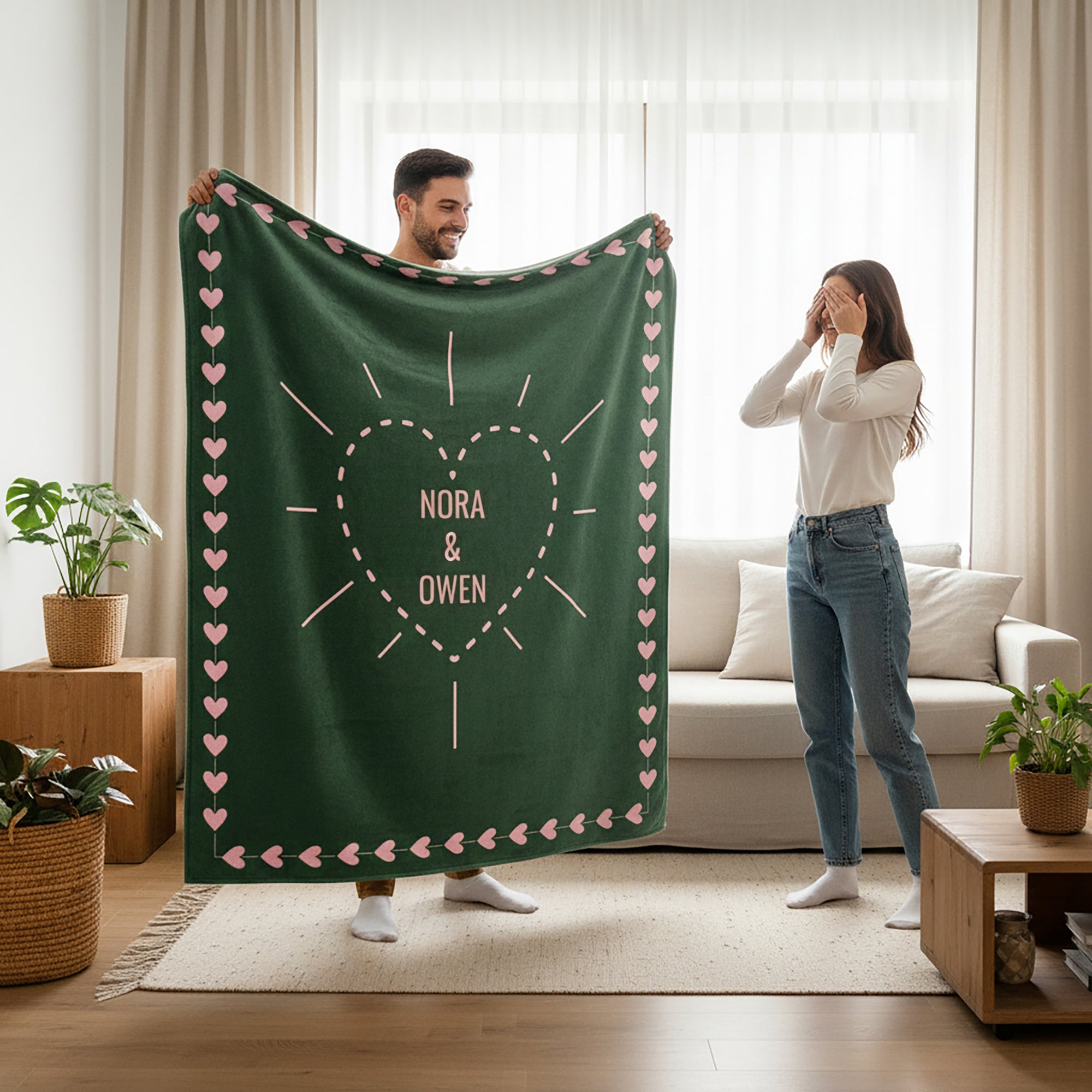 Die Warmie™ „LOVE“ Paardecke