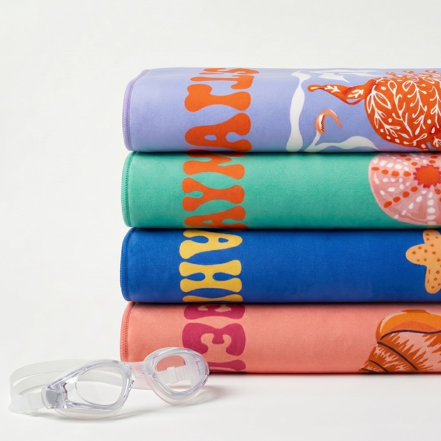 Personalized "Ocean Friends" Kids Towel