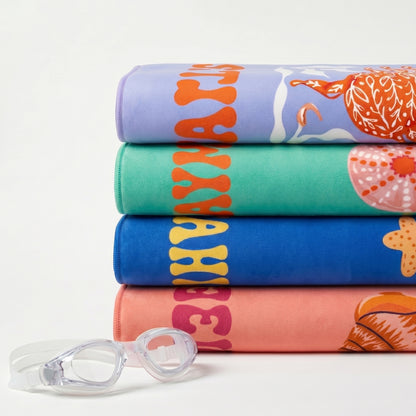 Personalized "Ocean Friends" Kids Towel