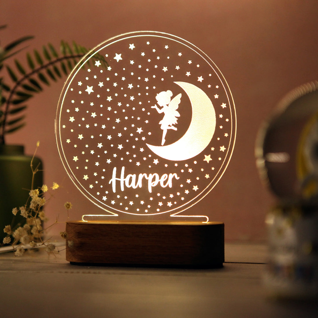 MOON&amp;FAIRY CHILD NIGHT LIGHT