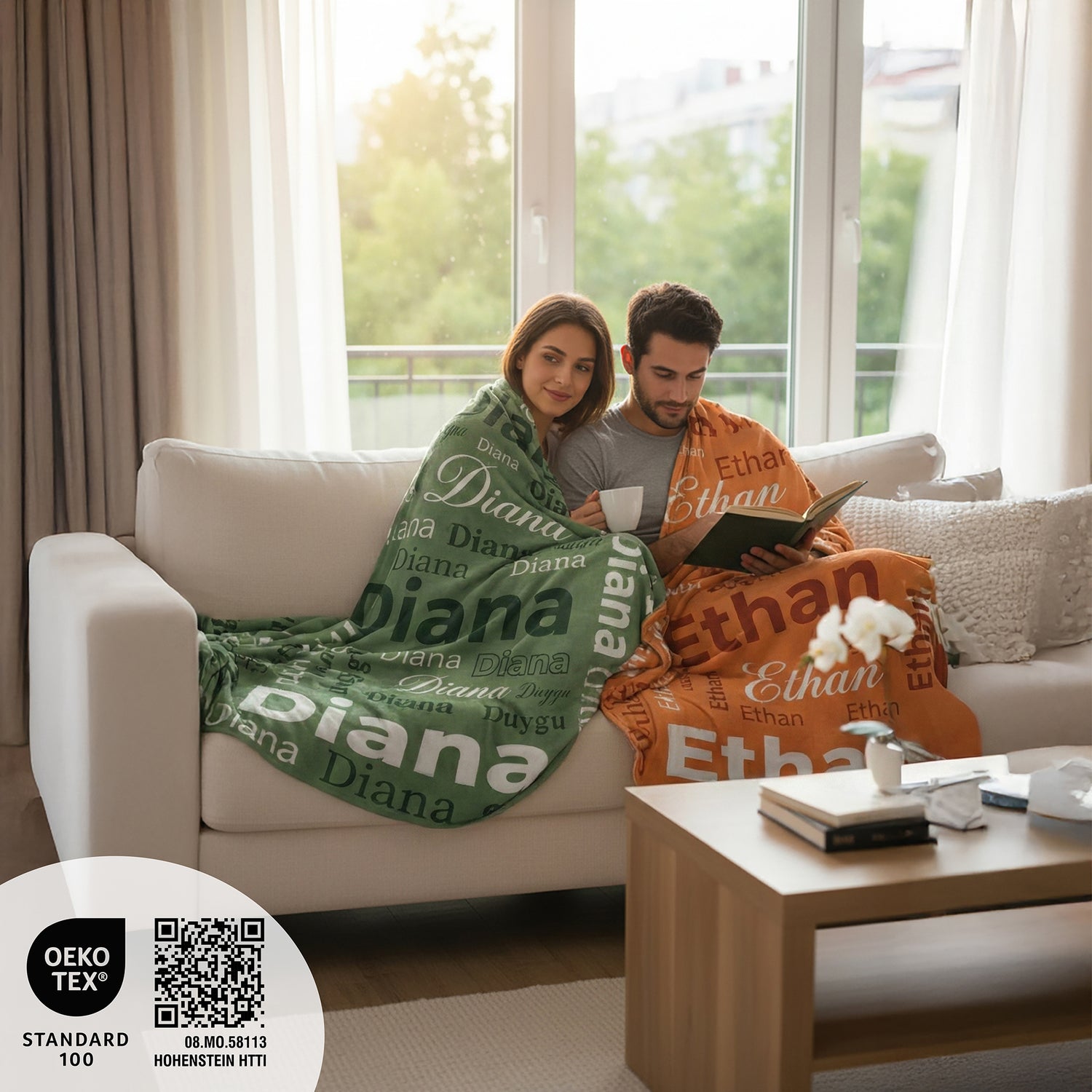 BonibomLab Named Blanket