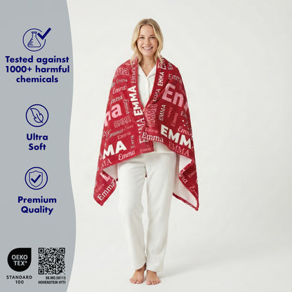 BonibomLab Named Blanket