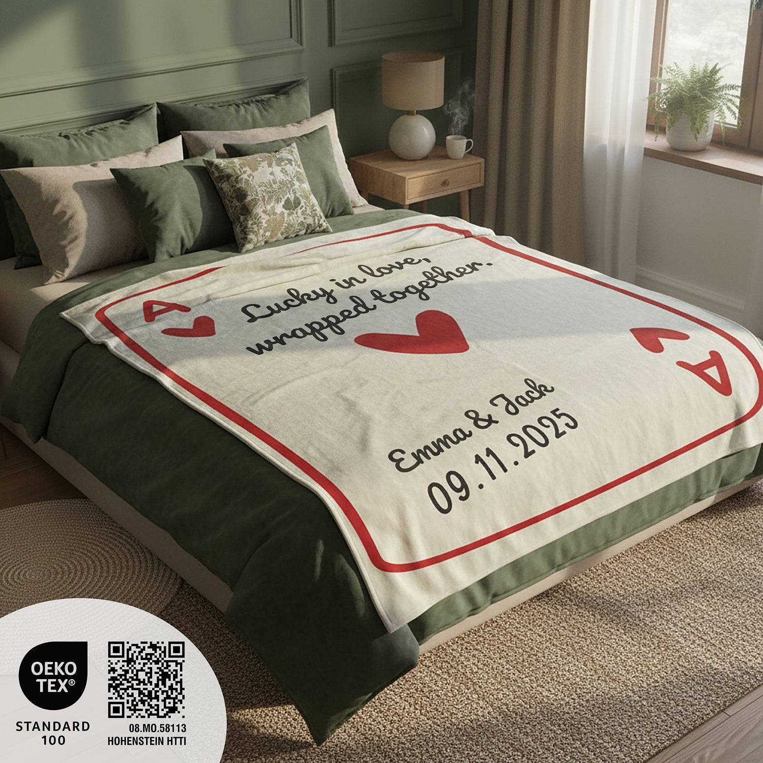 BonibomLab Love Card Blanket