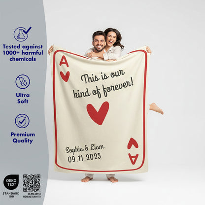 BonibomLab Love Card Blanket