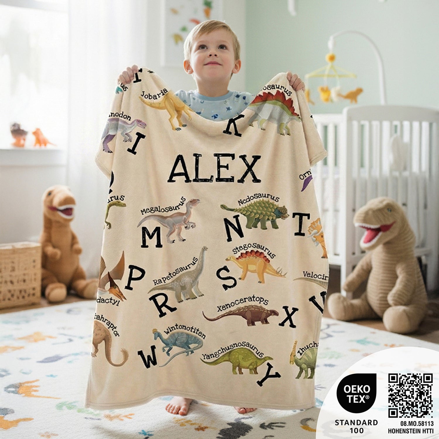 BonibomLab Dinosaur Alphabet Children&