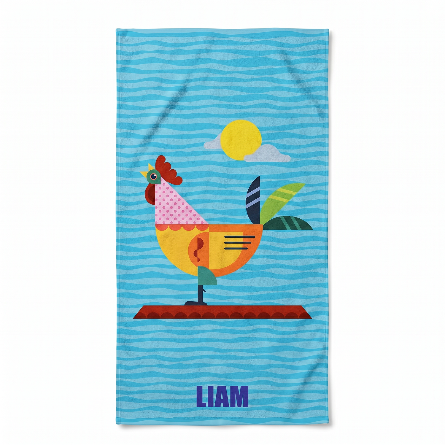 Personalized “Fauna Pop” Series Beach Towel – Bonibomlab Special Collection