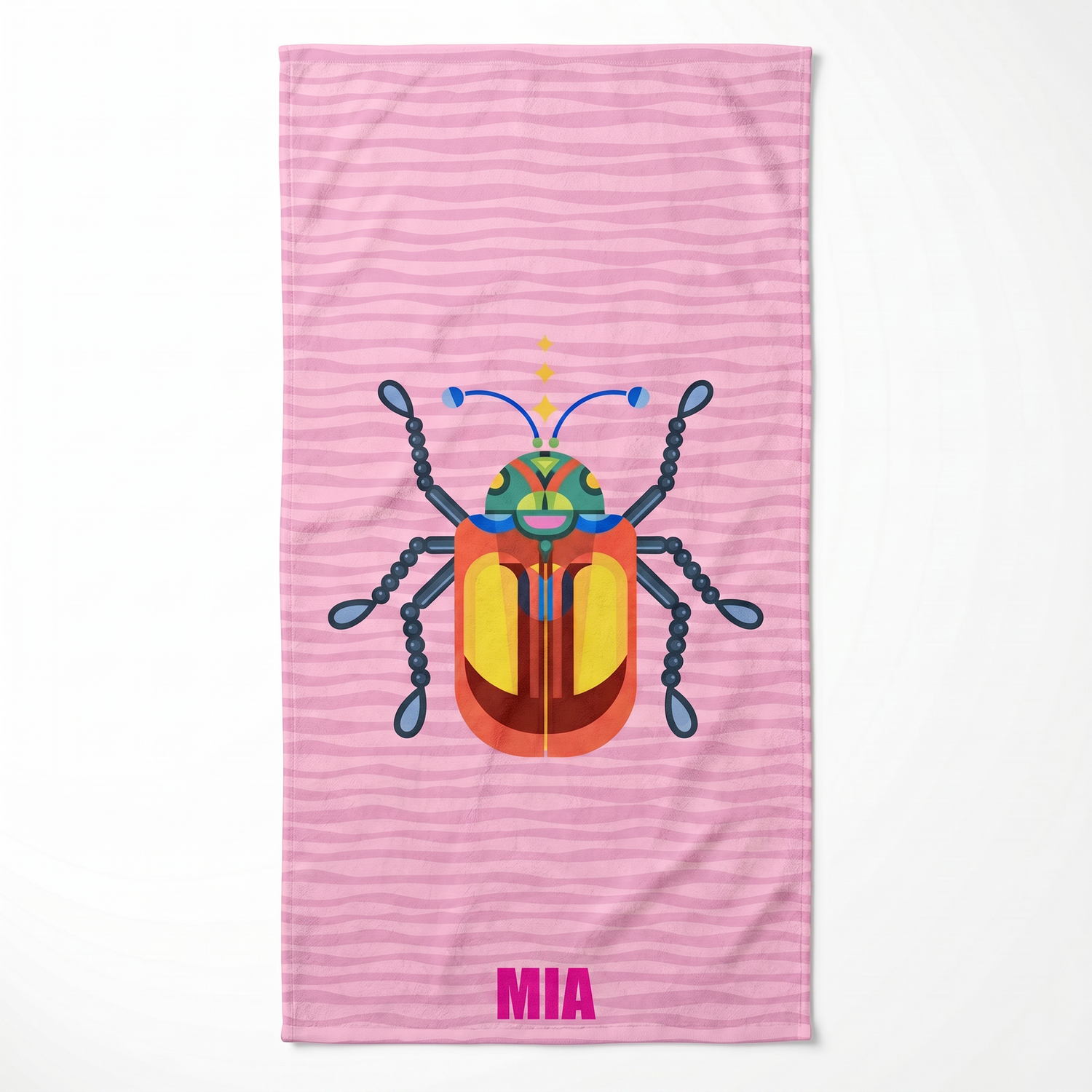 Personalized “Fauna Pop” Series Beach Towel – Bonibomlab Special Collection