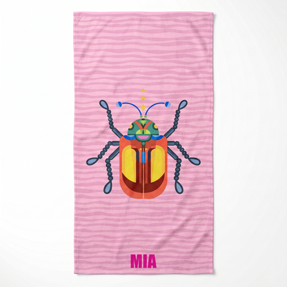 Personalized “Fauna Pop” Series Beach Towel – Bonibomlab Special Collection