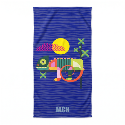 Personalized “Fauna Pop” Series Beach Towel – Bonibomlab Special Collection