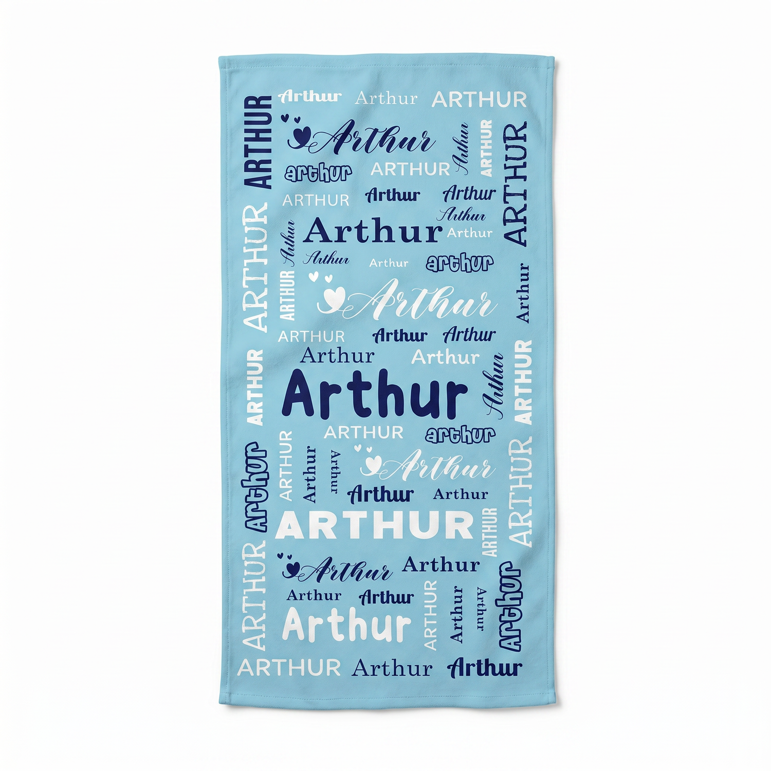 Personalized “Name Celebration” Series Beach Towel-Bonibomlab Special Collection