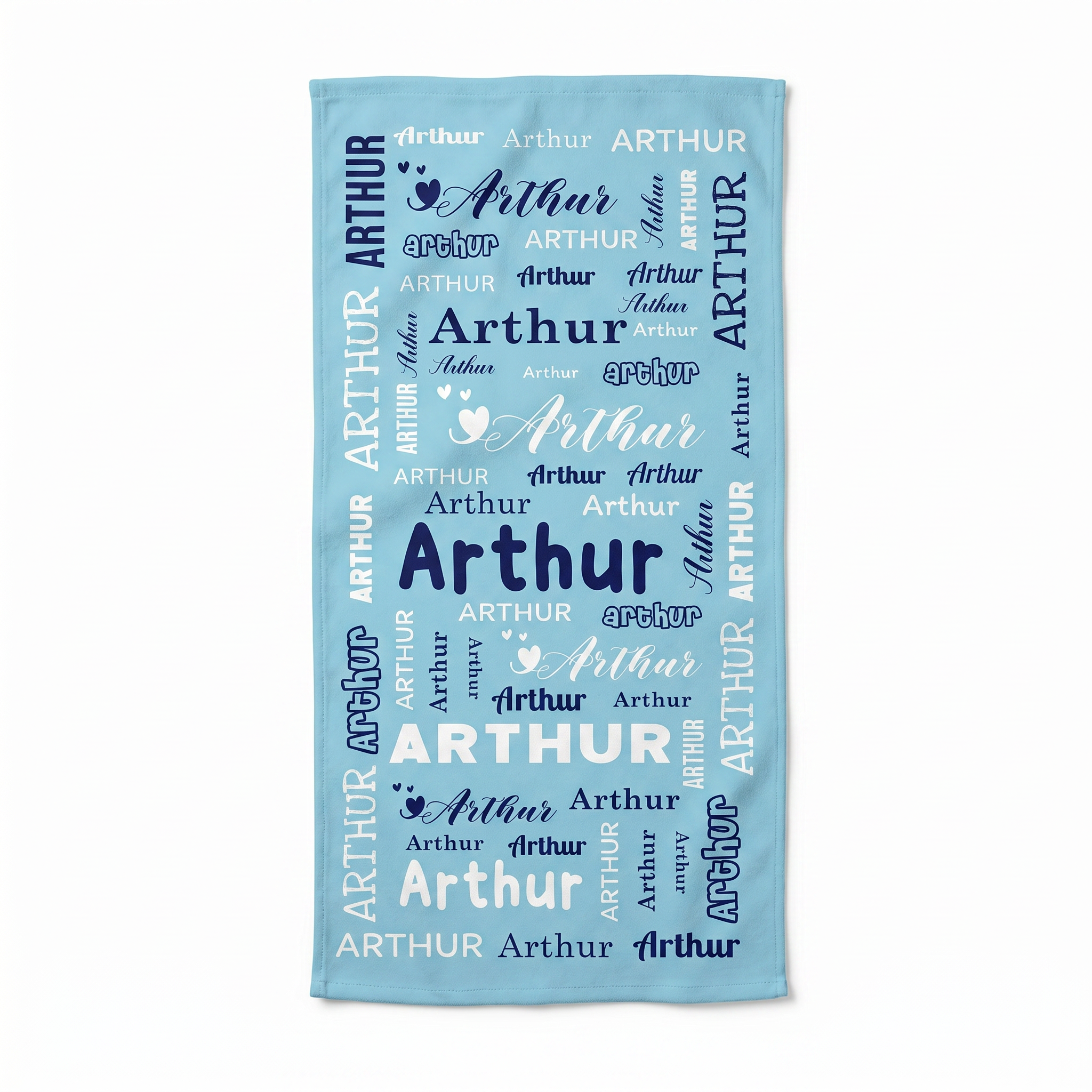 Personalized “Name Celebration” Series Beach Towel-Bonibomlab Special Collection