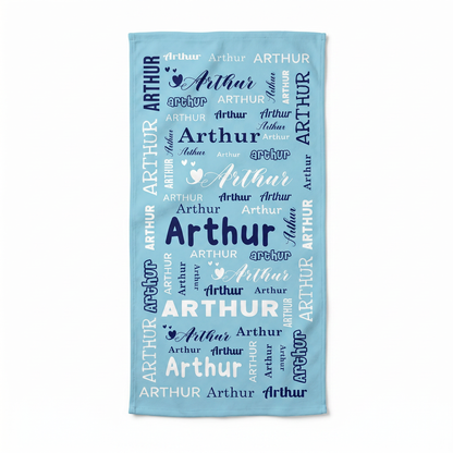 Personalized “Name Celebration” Series Beach Towel-Bonibomlab Special Collection