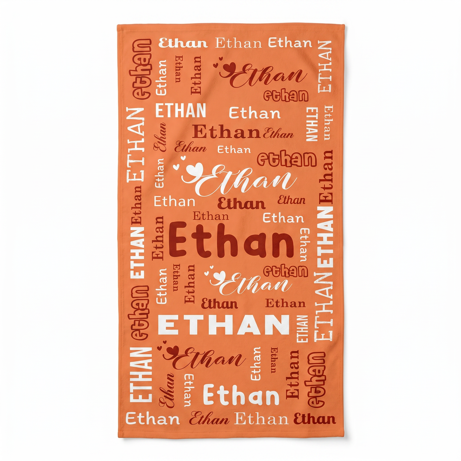 Personalized “Name Celebration” Series Beach Towel-Bonibomlab Special Collection