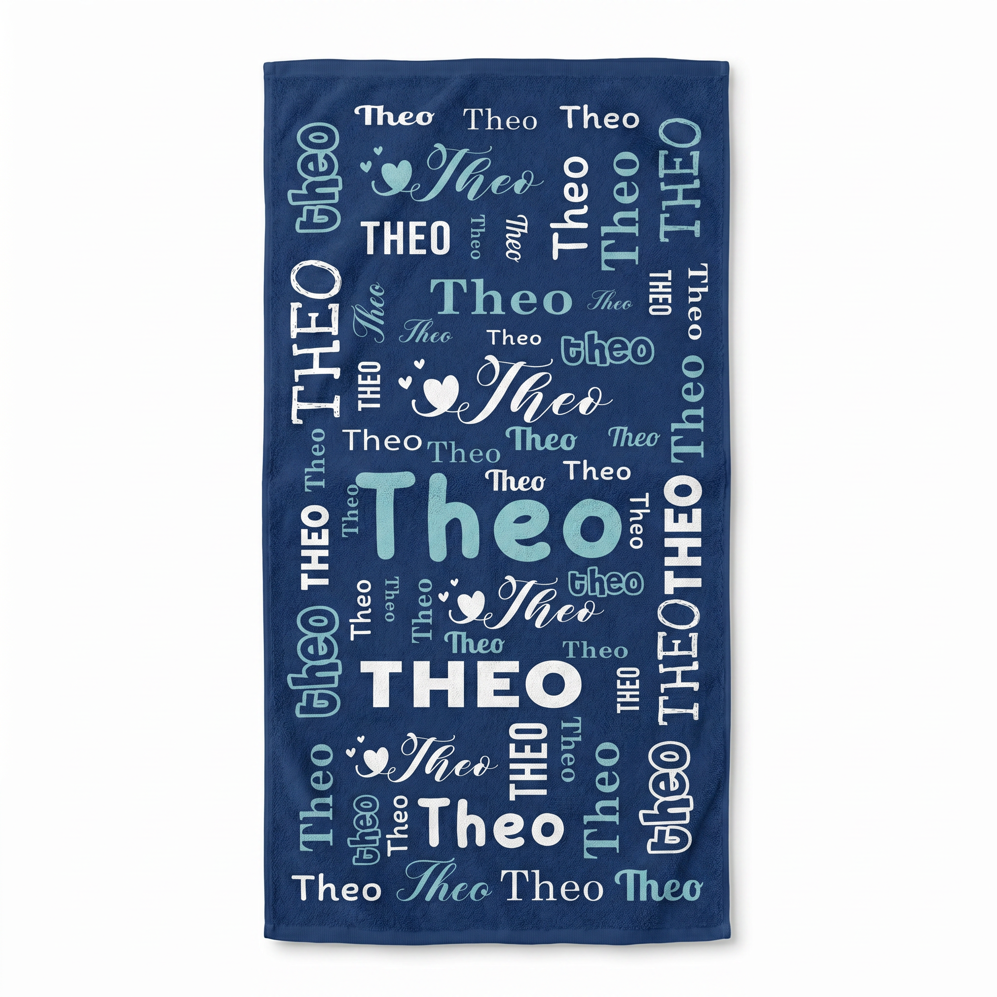 Personalized “Name Celebration” Series Beach Towel-Bonibomlab Special Collection