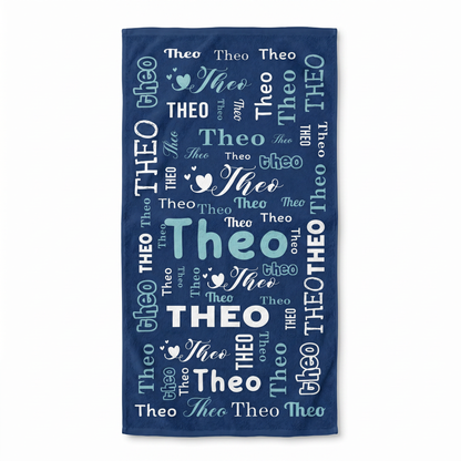 Personalized “Name Celebration” Series Beach Towel-Bonibomlab Special Collection