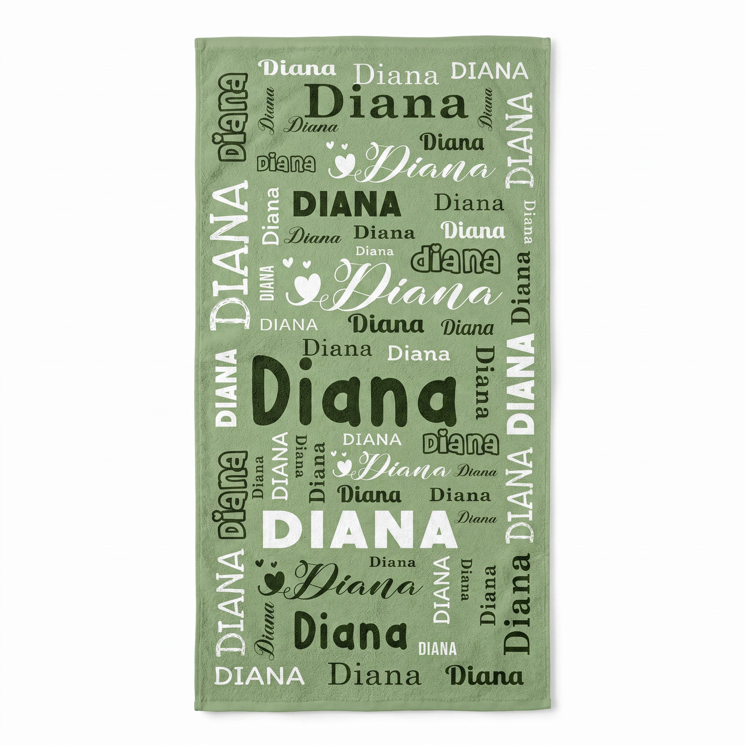 Personalized “Name Celebration” Series Beach Towel-Bonibomlab Special Collection