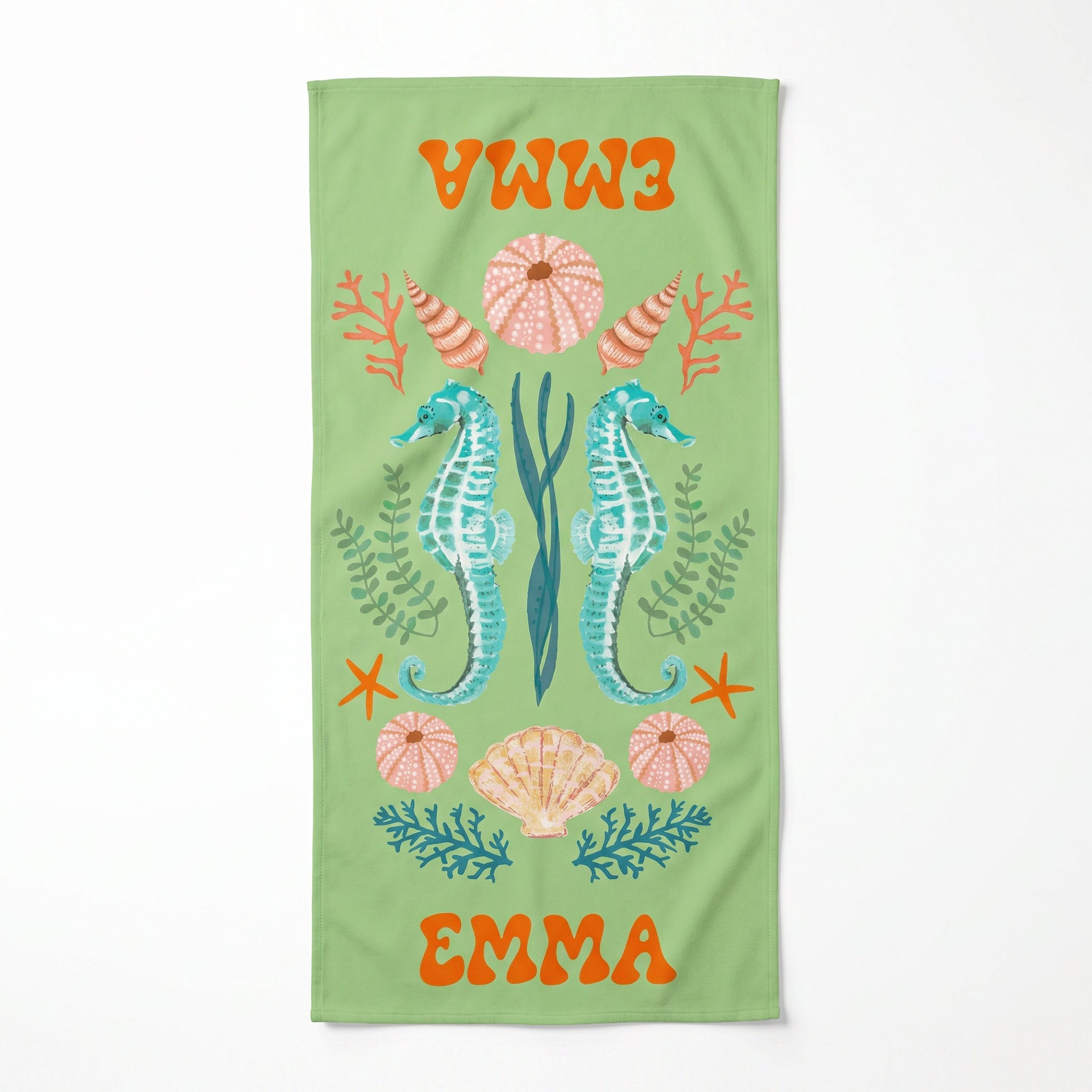 Personalized "Ocean Friends" Kids Towel