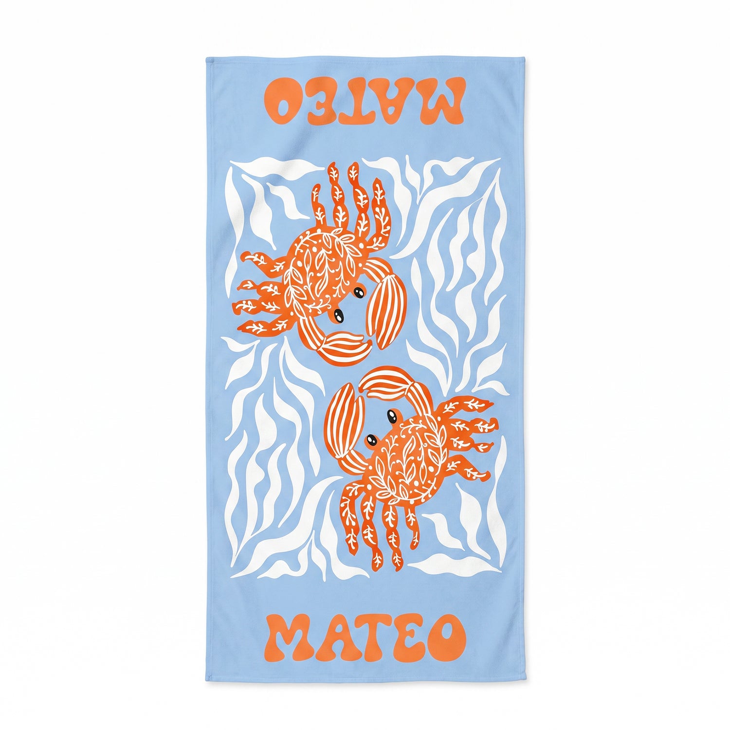 Personalized "Ocean Friends" Kids Towel