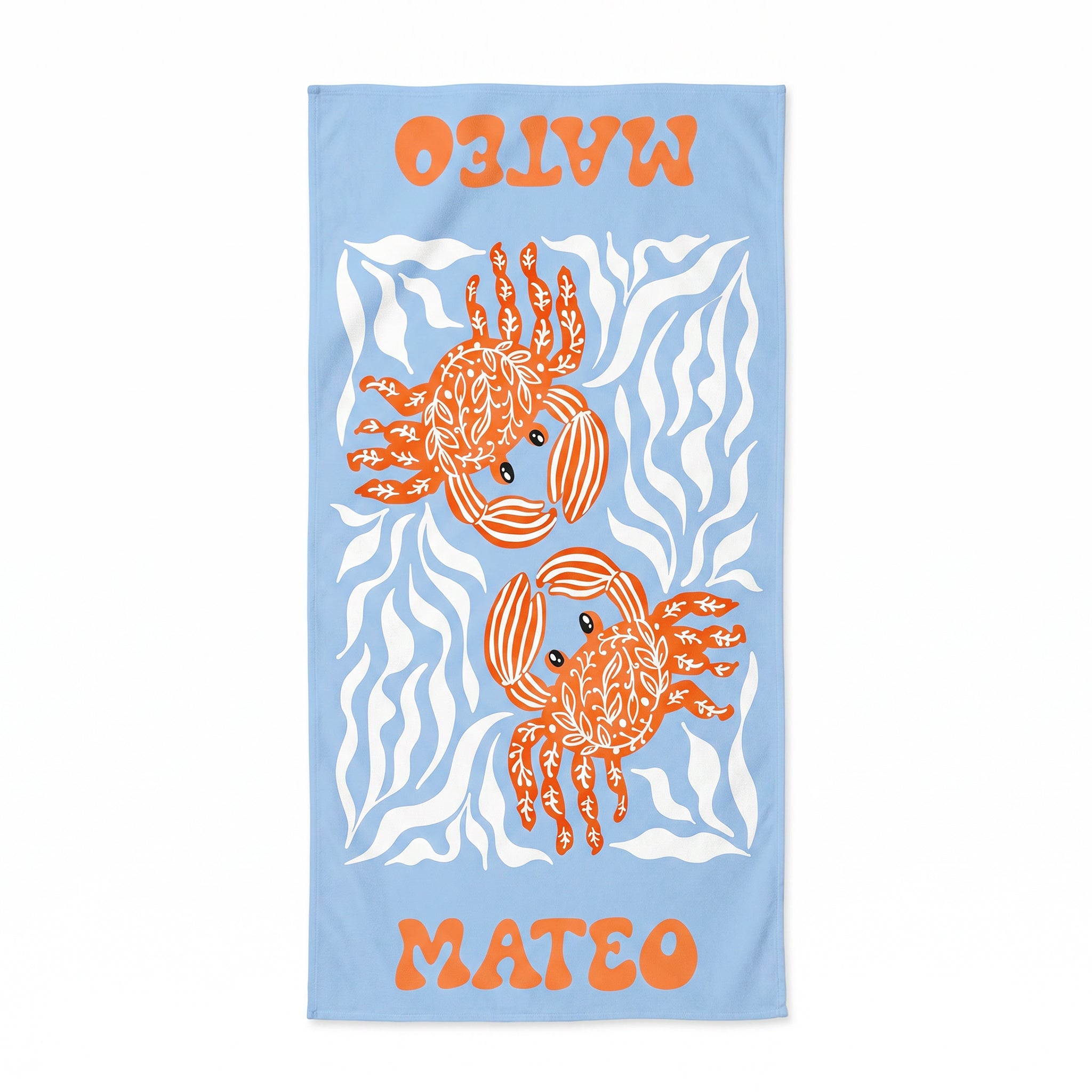 Personalized "Ocean Friends" Kids Towel