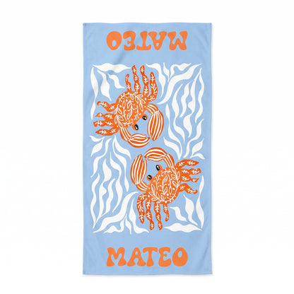 Personalized "Ocean Friends" Kids Towel