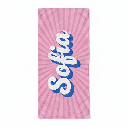 Personalized “Retro” Kids Towel